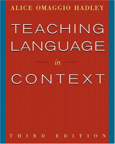 Teaching Language In Context