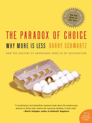 The paradox of choice