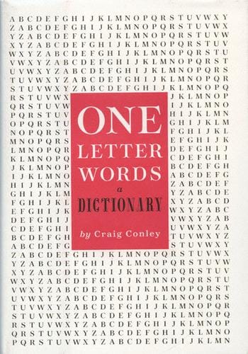 One-letter words: a dictionary