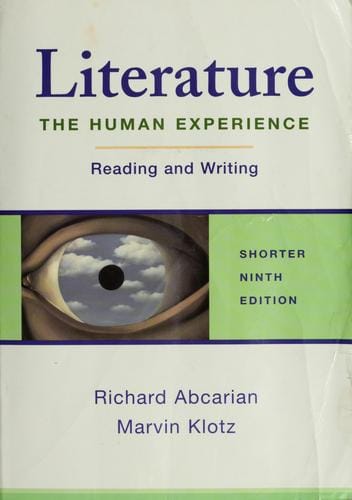 Literature: The Human Experience, Reading and Writing