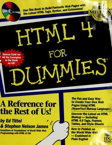 HTML 4 for dummies