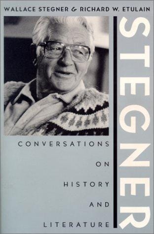 Stegner: conversations on history and literature
