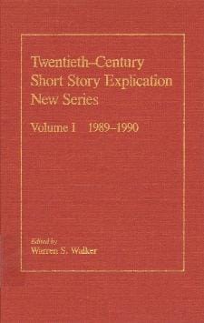 Twentieth-century short story explication.: with checklists of books and journals used
