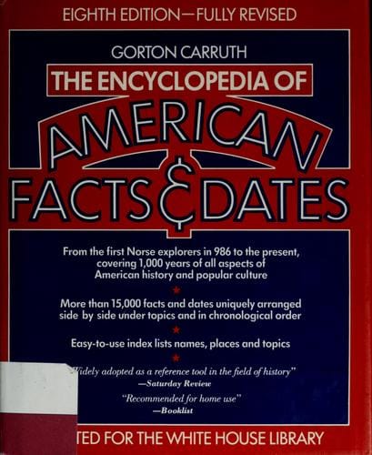 The encyclopedia of American facts & dates