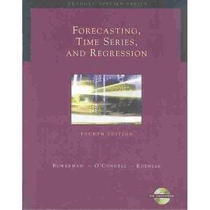 Forecasting, Time Series, and Regression (with CD-ROM) (Forecasting, Time Series, & Regression)