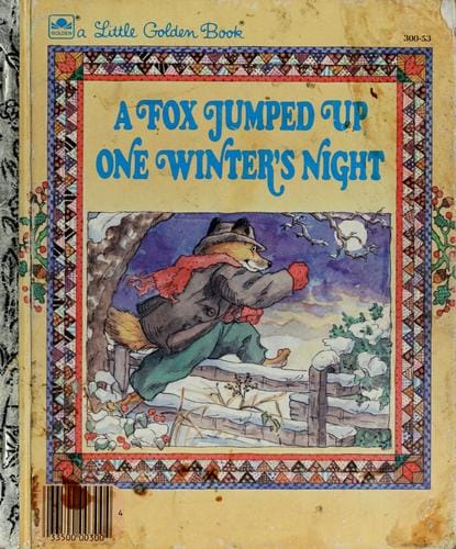 A fox jumped up one winter's night