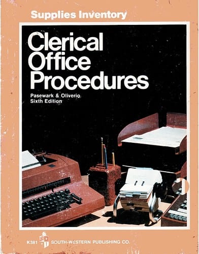Clerical office procedures