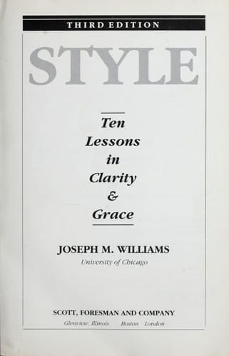 Style: ten lessons incharity & grace