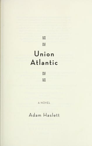 First Atlantic: a novel