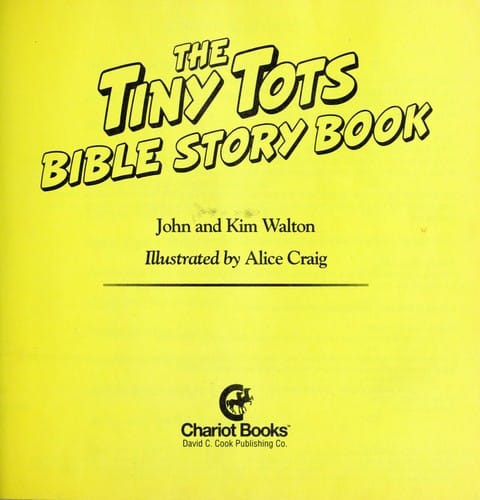 The tiny tots Bible story book