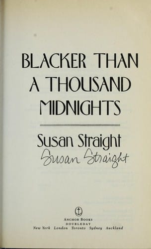 Blacker than a thousand midnights