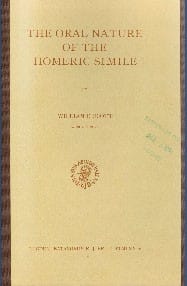 The oral nature of the Homeric simile.
