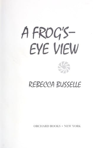 A frog's-eye view
