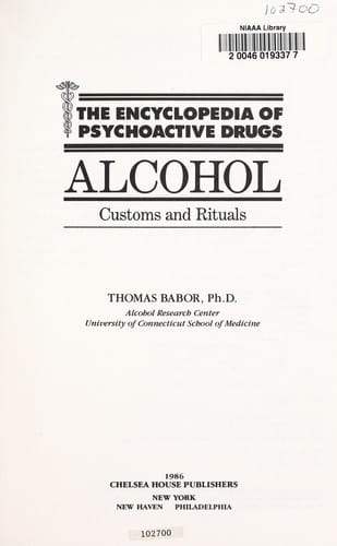 Alcohol, customs and rituals