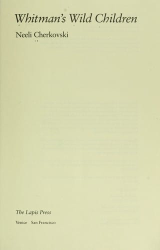 Whitman's wild children