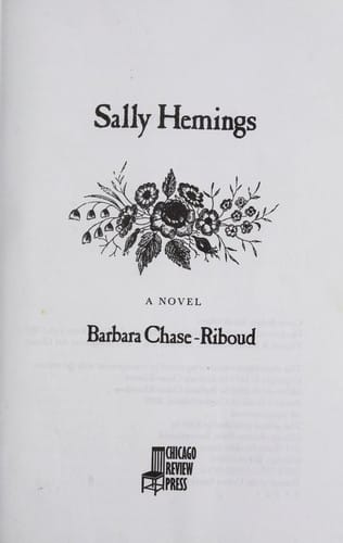 Sally Hemings: a novel