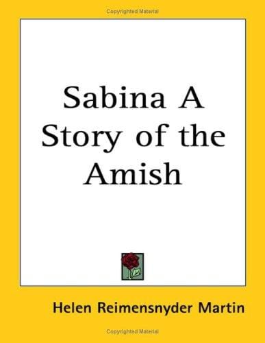 Sabina a Story of the Amish