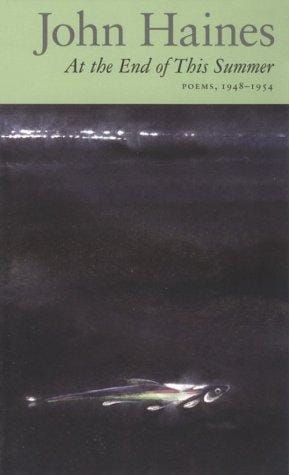 At the end of this summer: poems, 1948-1954