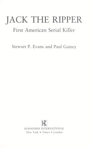 Jack the Ripper: first American serial killer