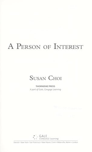 A person of interest
