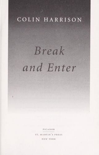 Break and enter