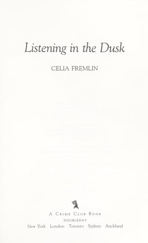 Listening in the dusk