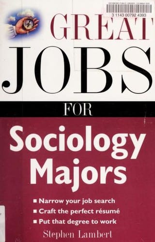 Great jobs for sociology majors