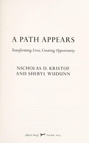 A path appears: transforming lives, creating opportunity