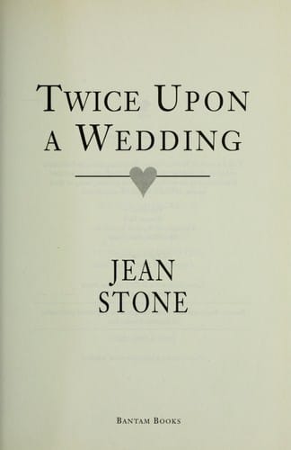 Twice upon a wedding