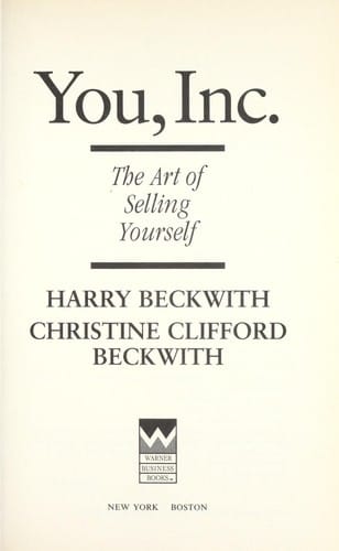 You, Inc.: the art of selling yourself