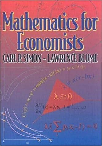 Mathematics for economists