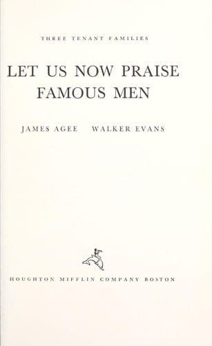 Let us now praise famous men