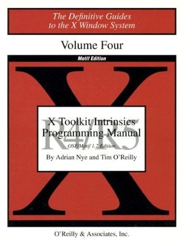 X Toolkit Intrinsics Programming Manual