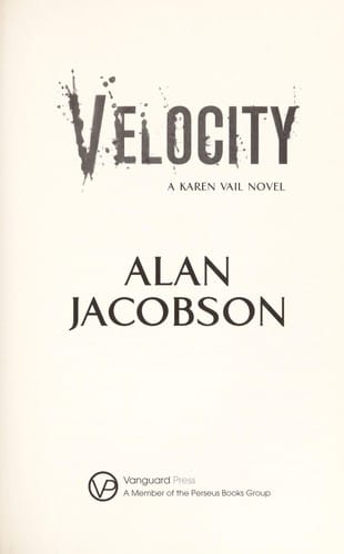 Velocity: a Karen Vail novel