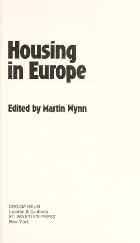 Housing in Europe