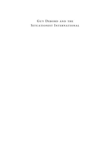 Guy Debord and the situationist international: texts and documents