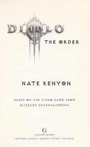 Diablo III: the order