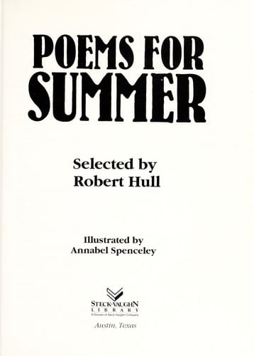 Poems for summer