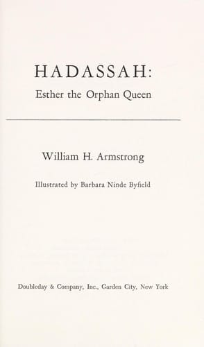 Hadassah: Esther the orphan queen