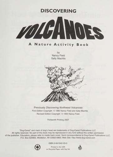 Discovering Northwest volcanoes: a learning and activity book
