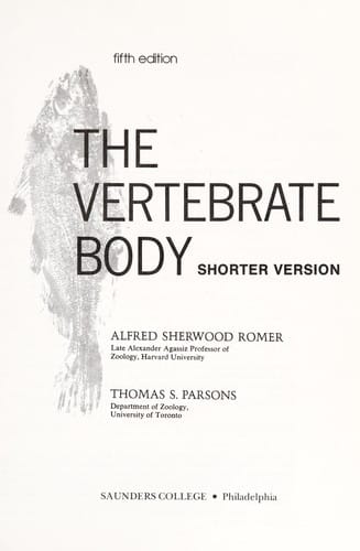 The vertebrate body: shorter version