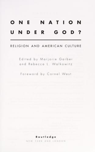 One nation under God?: religion and American culture