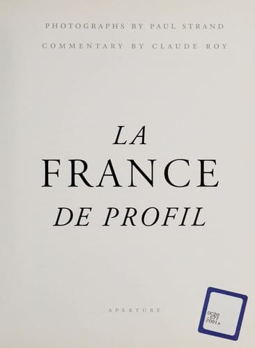 La France de profil