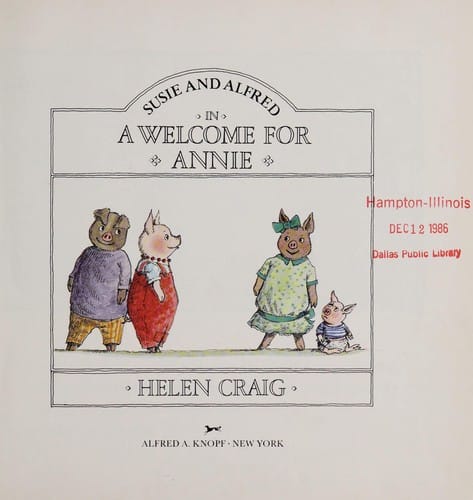 Susie and Alfred in A welcome for Annie