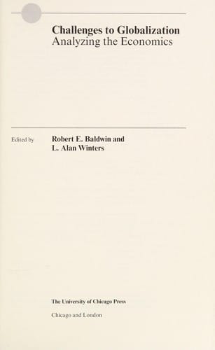 Challenges to globalization: analyzing the economics