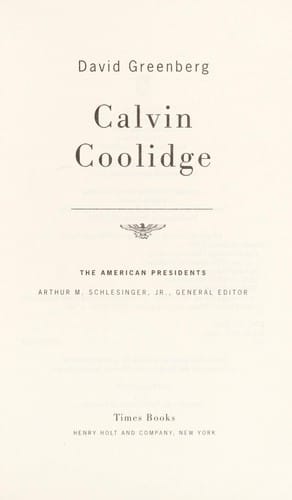 Calvin Coolidge