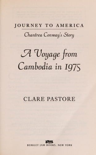 Chantrea Conway's story: a voyage from Cambodia in 1975