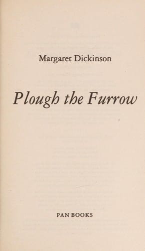 Plough the furrow