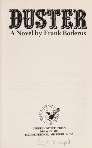 Duster: a novel