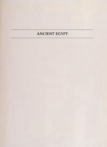 Ancient Egypt